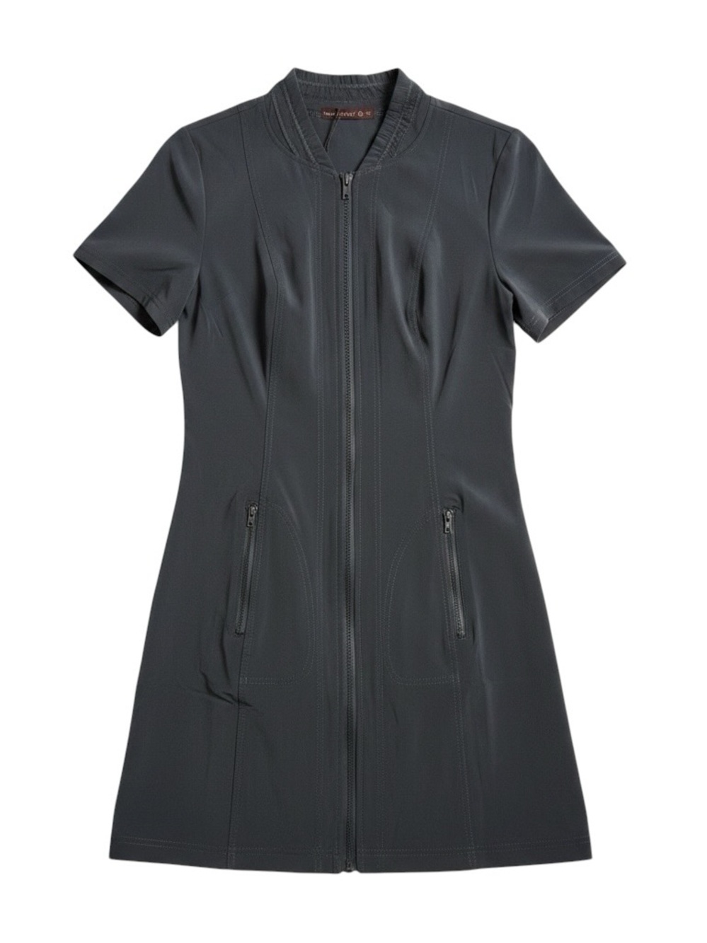 XCVI Wearables Mulder Active Jacket Dress Dark Grey XS NWT 14839W